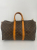 Louis Vuitton Brown Coated Canvas Louis Vuitton Keepall Bandouliere 45