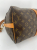 Louis Vuitton Brown Coated Canvas Louis Vuitton Keepall Bandouliere 45