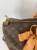 Louis Vuitton Brown Coated Canvas Louis Vuitton Keepall Bandouliere 45