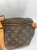 Louis Vuitton Brown Coated Canvas Louis Vuitton Keepall Bandouliere 45