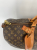 Louis Vuitton Brown Coated Canvas Louis Vuitton Keepall Bandouliere 50