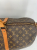 Louis Vuitton Brown Coated Canvas Louis Vuitton Keepall Bandouliere 50