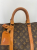 Louis Vuitton Brown Coated Canvas Louis Vuitton Keepall Bandouliere 50