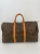 Louis Vuitton Brown Coated Canvas Louis Vuitton Keepall 50