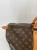 Louis Vuitton Brown Coated Canvas Louis Vuitton Keepall 50