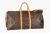 Louis Vuitton Brown Coated Canvas Louis Vuitton Keepall Bandouliere 55