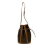 Celine B Celine Brown Coated Canvas Fabric Macadam Bucket Italy