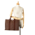 Hermès AB Hermès Brown Canvas Fabric Herline MM Tote France