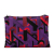 Prada AB Prada Purple Nylon Fabric Tessuto Stampato Clutch Italy