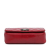 Chanel B Chanel Red Calf Leather Small Glazed skin Coco Boy Flap Italy