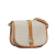 Celine B Celine Brown Beige Coated Canvas Fabric Macadam Crossbody Bag Italy