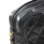 Chanel B Chanel Black Lambskin Leather Leather CC Quilted Lambskin Tassel Crossbody Italy