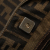 Fendi B Fendi Brown Canvas Fabric Small Zucca Twins Tote Italy