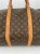 Louis Vuitton Brown Coated Canvas Louis Vuitton Keepall  60