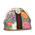 Gucci AB Gucci Brown Beige Coated Canvas Fabric Small GG Supreme Flora Ophidia Dome Italy