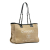 Chanel AB Chanel Brown Beige with Black Canvas Fabric Small Deauville Tote Italy