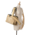 Chanel AB Chanel Brown Beige with Black Canvas Fabric Small Deauville Tote Italy