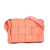 Bottega Veneta AB Bottega Veneta Pink Calf Leather skin Intrecciato Cassette Crossbody Italy