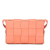 Bottega Veneta AB Bottega Veneta Pink Calf Leather skin Intrecciato Cassette Crossbody Italy