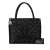 Chanel AB Chanel Black Caviar Leather Leather Caviar Medallion Tote France