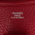 Hermès AB Hermès Red Burgundy Calf Leather Clemence Evelyne III PM France