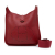 Hermès AB Hermès Red Burgundy Calf Leather Clemence Evelyne III PM France