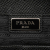 Prada B Prada Black Nylon Fabric Saffiano Trimmed Tessuto Clutch Italy