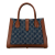 Gucci AB Gucci Blue Denim with Brown Denim Fabric Medium GG Jackie 1961 Tote Italy