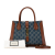 Gucci AB Gucci Blue Denim with Brown Denim Fabric Medium GG Jackie 1961 Tote Italy