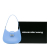 Alexander Wang AB Alexander Wang Blue PVC Plastic Small W Legacy Hobo China