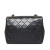 Chanel B Chanel Black Lambskin Leather Leather Square Classic Quilted Lambskin Flap France