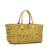 Bottega Veneta B Bottega Veneta Yellow Calf Leather Poussin Paillettes Cabat Tote Italy