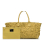 Bottega Veneta B Bottega Veneta Yellow Calf Leather Poussin Paillettes Cabat Tote Italy