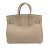 Hermès AB Hermès Gray Light Gray Calf Leather Togo Birkin Retourne 25 France