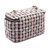 Chanel AB Chanel Pink Light Pink with Multi Tweed Fabric Pearl Crush Vanity Case with Chain Italy