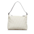 Fendi AB Fendi White Canvas Fabric Zucca Shoulder Bag Italy