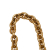 Chanel B Chanel Gold Gold Plated Metal CC Chain-Link Belt France