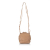 Bottega Veneta B Bottega Veneta Brown Beige Calf Leather Intrecciato Crossbody Bag Italy