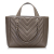 Chanel B Chanel Brown Dark Brown Calf Leather CC Chevron Satchel Italy