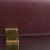 Celine B Celine Red Burgundy Calf Leather Medium Classic Box France