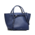 Celine B Celine Blue Calf Leather Small Big Satchel Italy