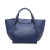 Celine B Celine Blue Calf Leather Small Big Satchel Italy