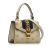 Gucci B Gucci Brown Beige with Gold Calf Leather Mini Sylvie Bee Star Top Handle Bag Italy