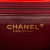 Chanel AB Chanel Red with Gray Calf Leather Two-Tone Day Flap Italy