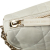 Christian Dior B Dior White Lambskin Leather Leather Small Cannage Vibe Satchel Italy