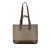 Gucci B Gucci Brown Beige Coated Canvas Fabric GG Supreme Ophidia Tote Italy