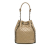 Chanel AB Chanel Gold Lambskin Leather Leather Metallic CC Charm Bucket Bag Italy