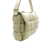 Bottega Veneta B Bottega Veneta White Calf Leather Padded Cassette Crossbody Bag Italy