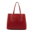 Fendi AB Fendi Red Calf Leather F Is Fendi Shopper Tote Italy