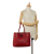 Fendi AB Fendi Red Calf Leather F Is Fendi Shopper Tote Italy